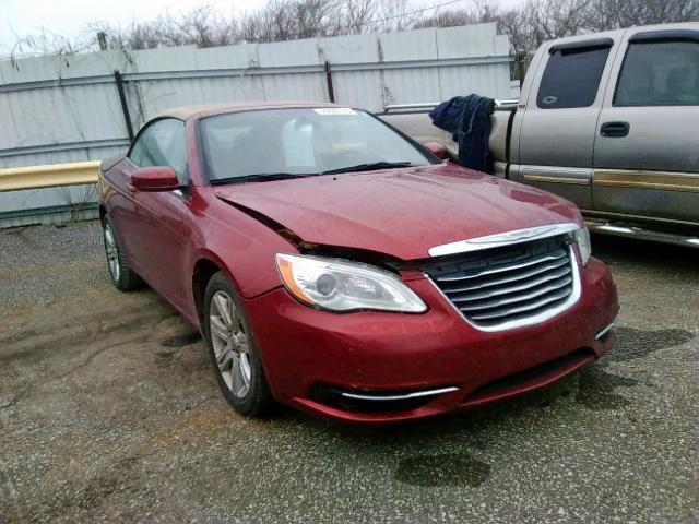 1C3BCBEG0CN289149 - 2012 CHRYSLER 200 TOURIN MAROON photo 1