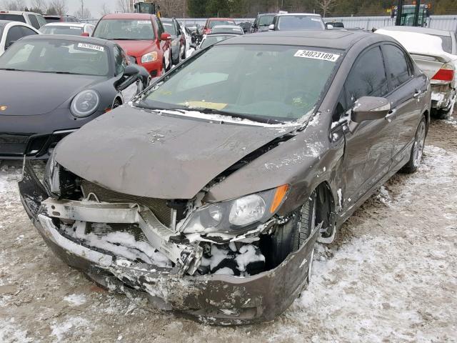 2HHFD5F74AH200289 - 2010 ACURA CSX TECHNO SILVER photo 2