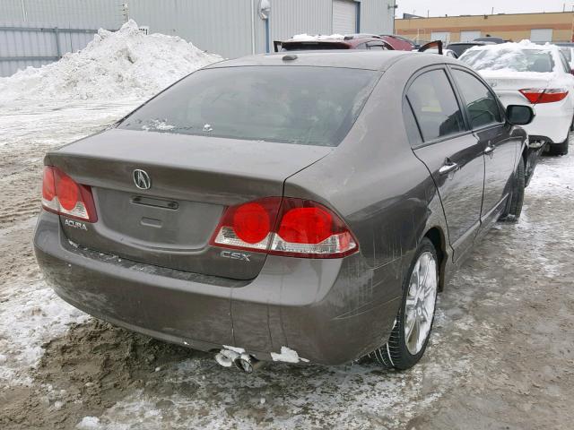 2HHFD5F74AH200289 - 2010 ACURA CSX TECHNO SILVER photo 4