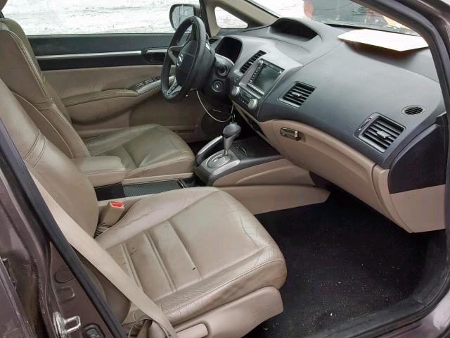 2HHFD5F74AH200289 - 2010 ACURA CSX TECHNO SILVER photo 5