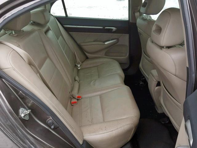 2HHFD5F74AH200289 - 2010 ACURA CSX TECHNO SILVER photo 6