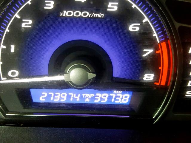 2HHFD5F74AH200289 - 2010 ACURA CSX TECHNO SILVER photo 8