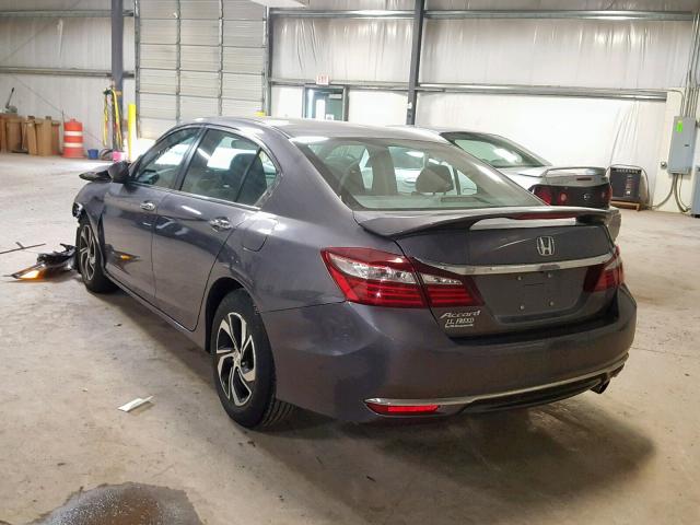 1HGCR2E38GA108115 - 2016 HONDA ACCORD LX GRAY photo 3