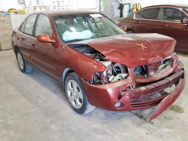 3N1CB51D65L553917 - 2005 NISSAN SENTRA 1.8 MAROON photo 1