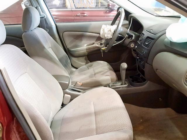 3N1CB51D65L553917 - 2005 NISSAN SENTRA 1.8 MAROON photo 5