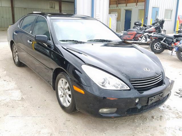 JTHBA30G845031069 - 2004 LEXUS ES 330 BLACK photo 1