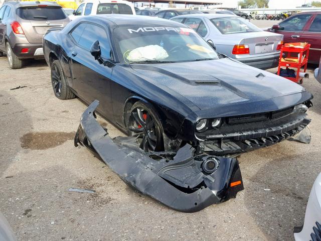 2C3CDZAG2GH299664 - 2016 DODGE CHALLENGER BLACK photo 1