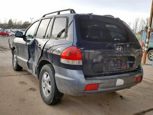 KM8SC73D35U884051 - 2005 HYUNDAI SANTA FE G BLUE photo 3