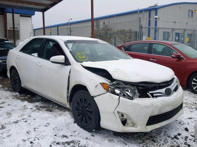 4T1BF1FK3DU220801 - 2013 TOYOTA CAMRY L WHITE photo 1