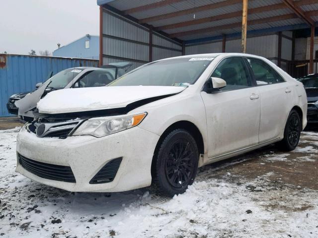 4T1BF1FK3DU220801 - 2013 TOYOTA CAMRY L WHITE photo 2