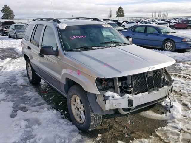 1J4GW48S74C341727 - 2004 JEEP GRAND CHER GRAY photo 1