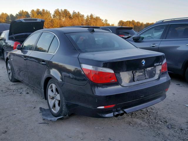 WBANF73517CU23549 - 2007 BMW 530 XI BLACK photo 3