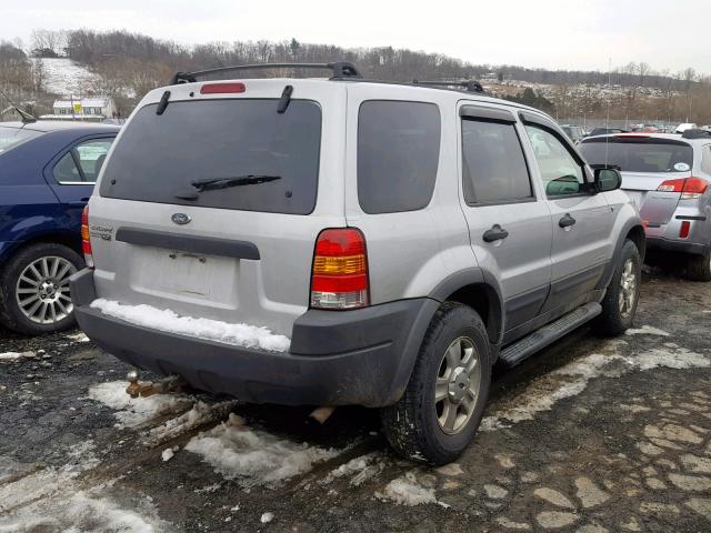 1FMYU04182KC76309 - 2002 FORD ESCAPE XLT SILVER photo 4