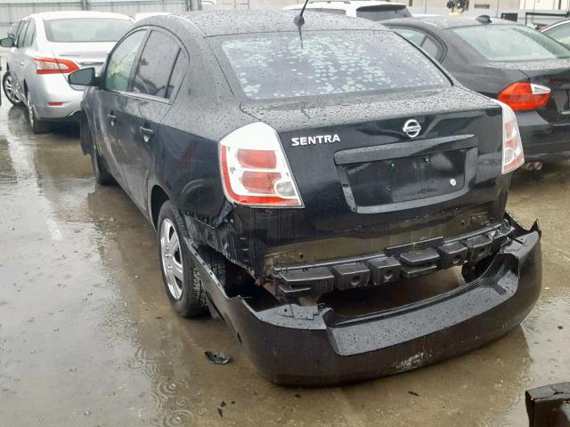 3N1AB61E39L652612 - 2009 NISSAN SENTRA 2.0 BLACK photo 3