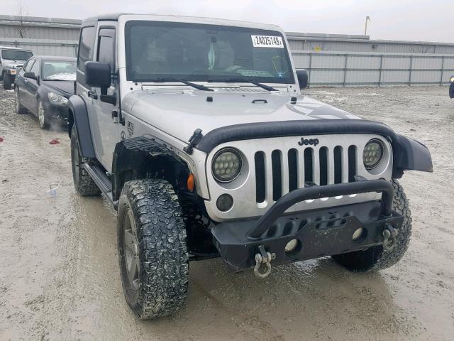 1C4AJWAG5CL259781 - 2012 JEEP WRANGLER S SILVER photo 1