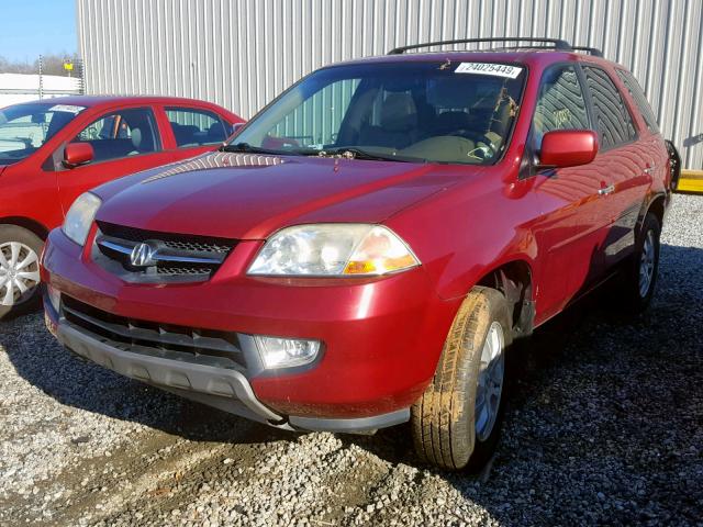 2HNYD18853H530403 - 2003 ACURA MDX TOURIN RED photo 2