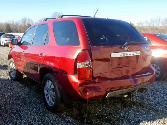 2HNYD18853H530403 - 2003 ACURA MDX TOURIN RED photo 3