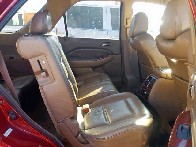 2HNYD18853H530403 - 2003 ACURA MDX TOURIN RED photo 6