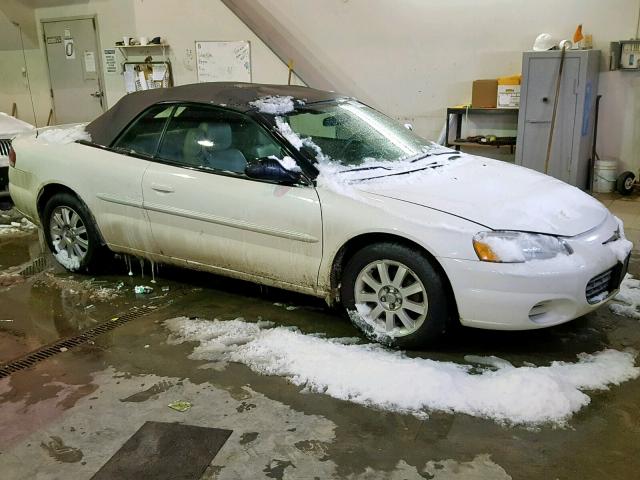 1C3EL75R32N295442 - 2002 CHRYSLER SEBRING GT WHITE photo 1