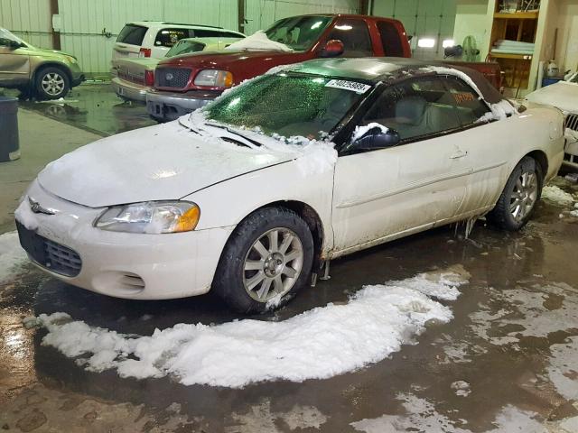 1C3EL75R32N295442 - 2002 CHRYSLER SEBRING GT WHITE photo 2