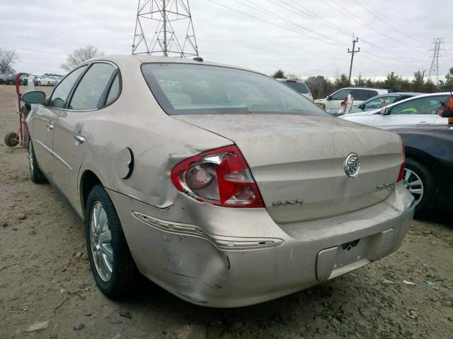 2G4WC582681344108 - 2008 BUICK LACROSSE C GOLD photo 3