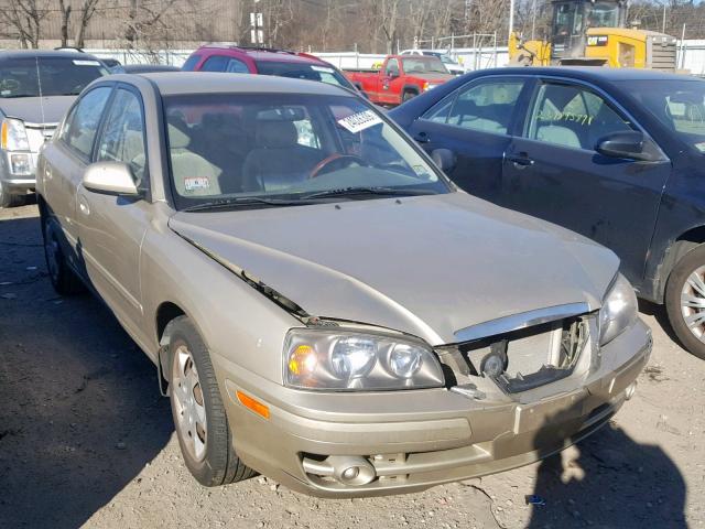 KMHDN46D56U318102 - 2006 HYUNDAI ELANTRA GL GOLD photo 1