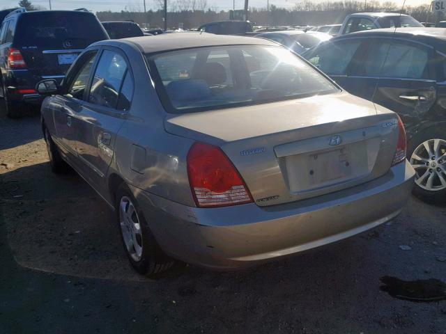 KMHDN46D56U318102 - 2006 HYUNDAI ELANTRA GL GOLD photo 3