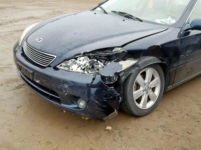 JTHBA30G065165450 - 2006 LEXUS ES 330 BLUE photo 9