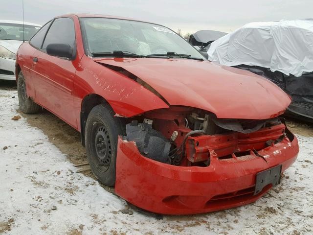 1G1JC12F337215184 - 2003 CHEVROLET CAVALIER RED photo 1