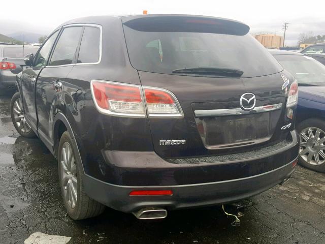 JM3TB28V880140898 - 2008 MAZDA CX-9 MAROON photo 3