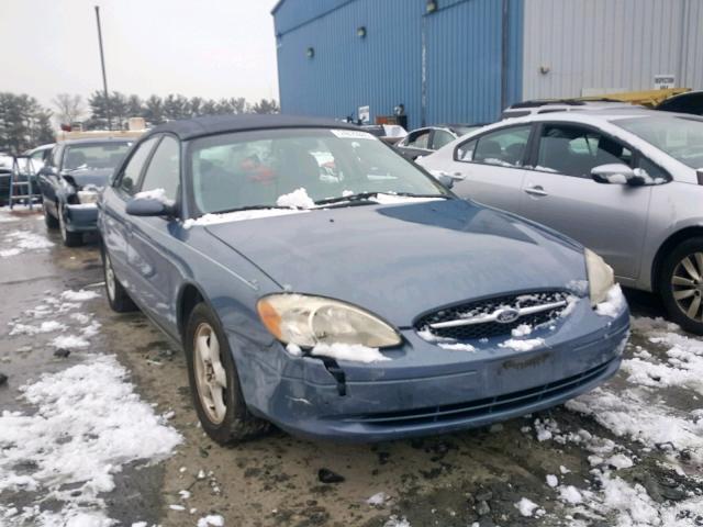 1FAFP55U7YA103619 - 2000 FORD TAURUS SES BLUE photo 1