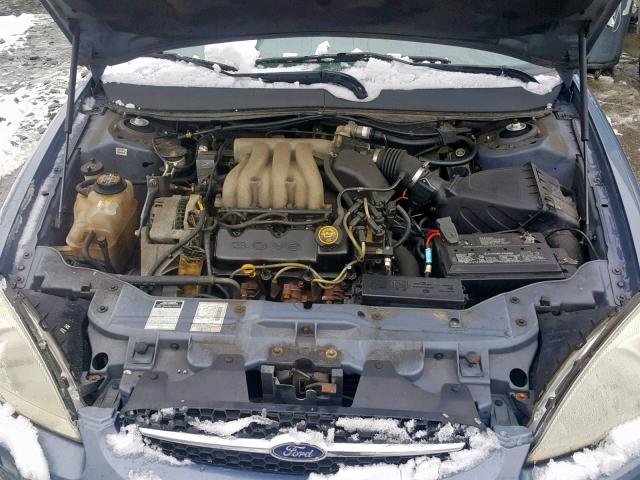 1FAFP55U7YA103619 - 2000 FORD TAURUS SES BLUE photo 7