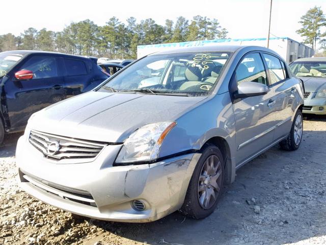 3N1AB6AP4CL674787 - 2012 NISSAN SENTRA 2.0 GRAY photo 2