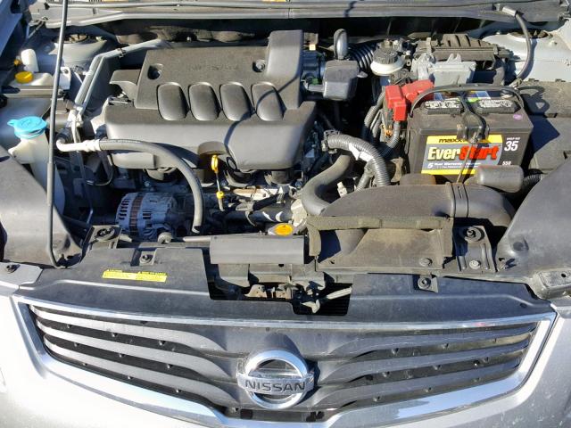 3N1AB6AP4CL674787 - 2012 NISSAN SENTRA 2.0 GRAY photo 7