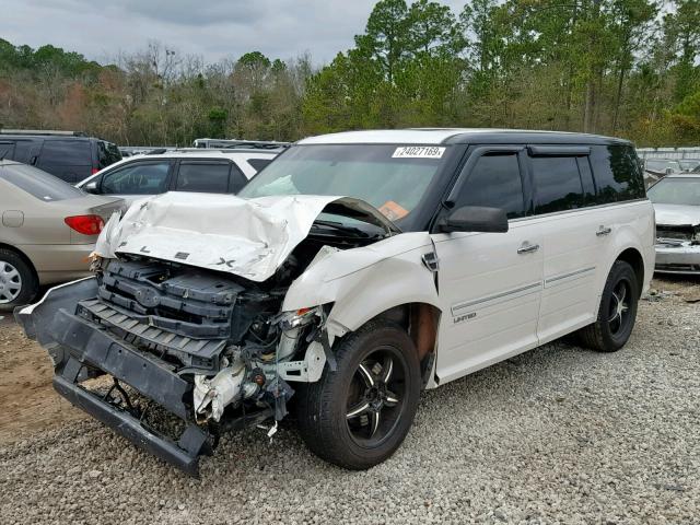 2FMDK53C99BA46089 - 2009 FORD FLEX LIMIT WHITE photo 2