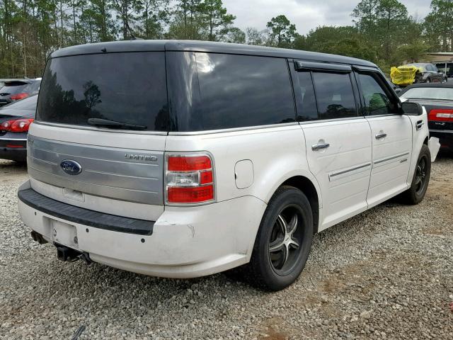 2FMDK53C99BA46089 - 2009 FORD FLEX LIMIT WHITE photo 4