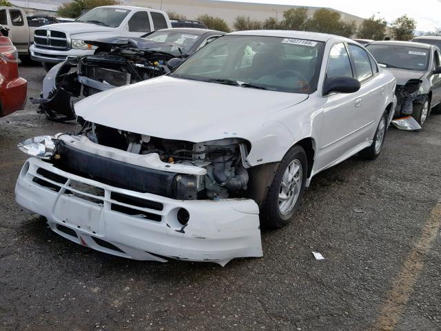 1G2NF52E04C243262 - 2004 PONTIAC GRAND AM S WHITE photo 2