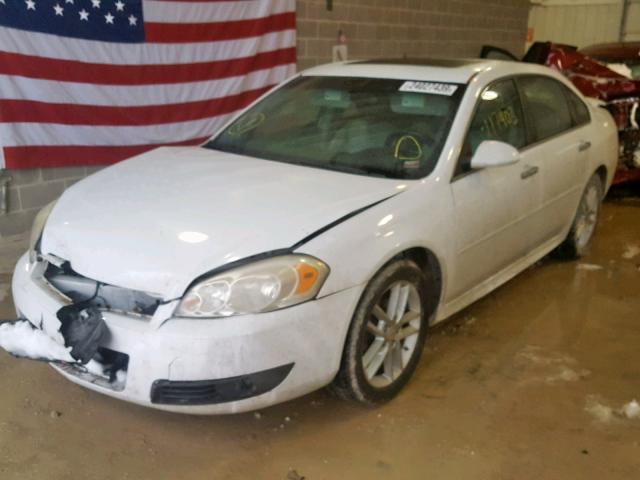 2G1WC5EM9A1237594 - 2010 CHEVROLET IMPALA LTZ WHITE photo 2