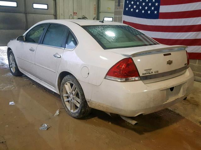 2G1WC5EM9A1237594 - 2010 CHEVROLET IMPALA LTZ WHITE photo 3