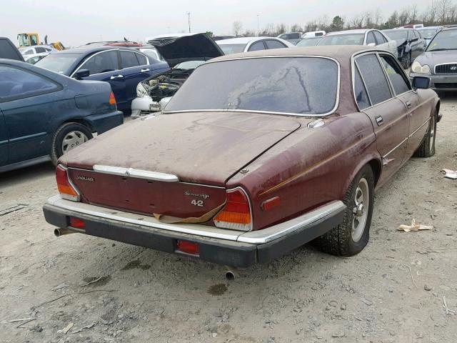 SAJJCALP4CC411607 - 1984 JAGUAR XJ6 BURGUNDY photo 4