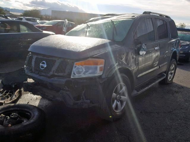 5N1AA0NC3AN604789 - 2010 NISSAN ARMADA SE GRAY photo 2