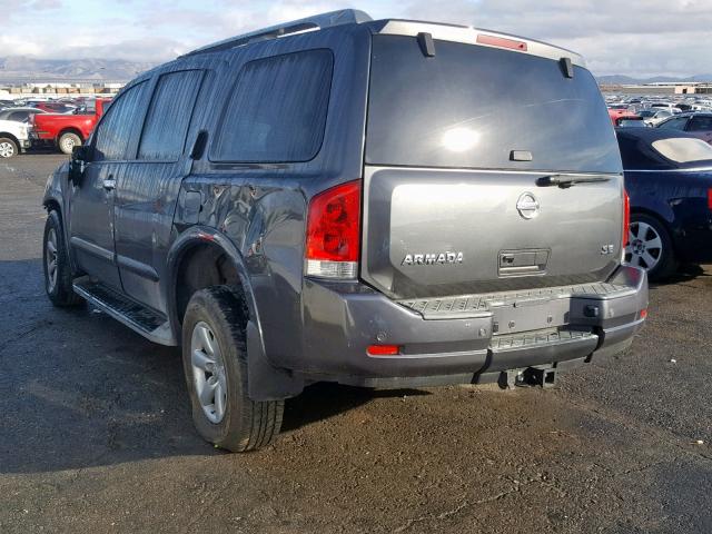 5N1AA0NC3AN604789 - 2010 NISSAN ARMADA SE GRAY photo 3