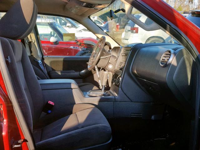 1FMEU7DE9AUA66688 - 2010 FORD EXPLORER X 红色 照片 5