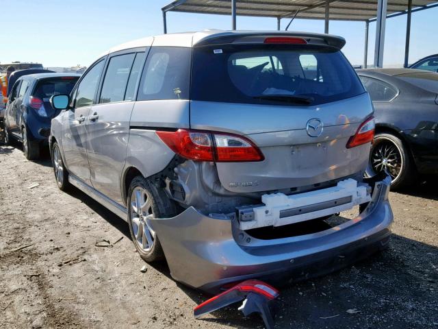 JM1CW2CLXD0152810 - 2013 MAZDA 5 SILVER photo 3