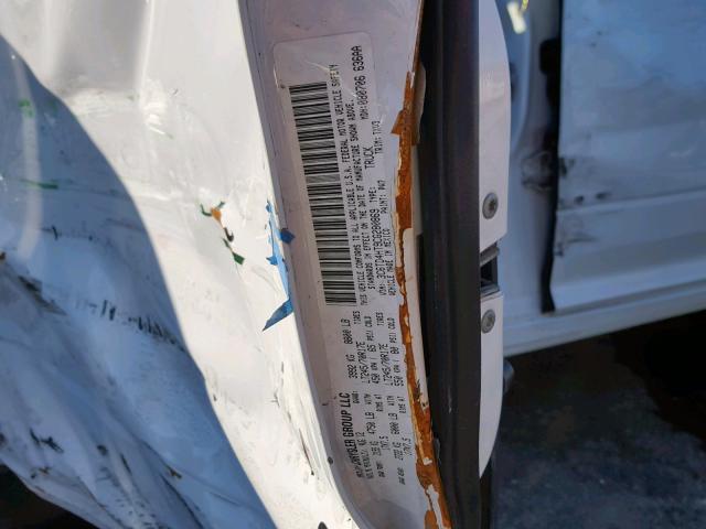 3C6TD4HT9CG280869 - 2012 DODGE RAM 2500 S თეთრი ფოტო 10