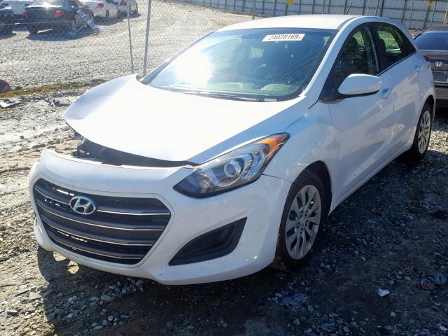 KMHD35LH4HU376319 - 2017 HYUNDAI ELANTRA GT WHITE photo 2