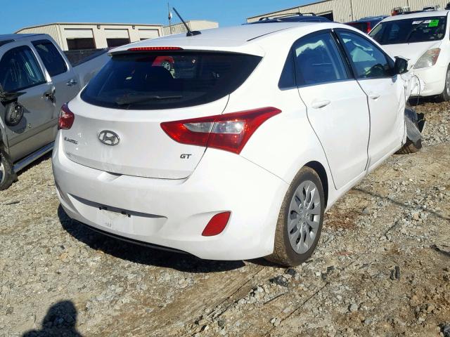 KMHD35LH4HU376319 - 2017 HYUNDAI ELANTRA GT WHITE photo 4