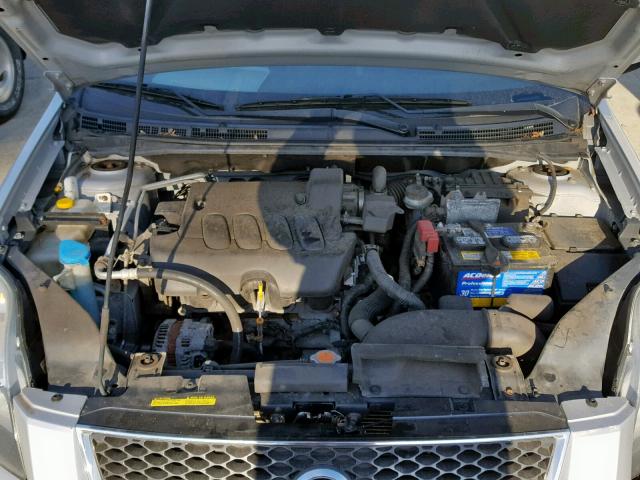 3N1AB6AP1CL752068 - 2012 NISSAN SENTRA 2.0 SILVER photo 7