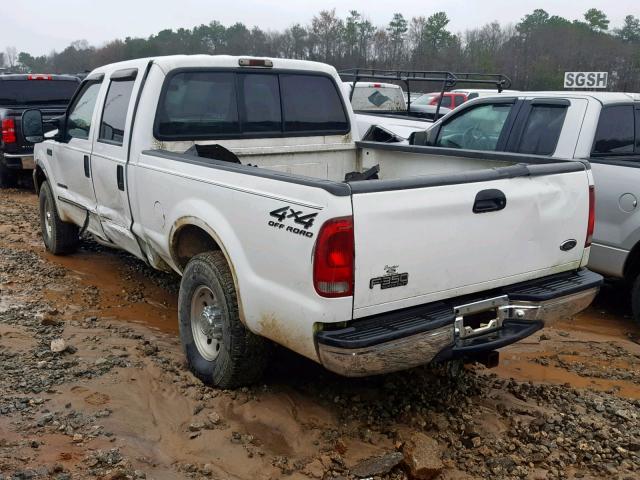 1FTSW31F8YEB65935 - 2000 FORD F350 SRW S WHITE photo 3