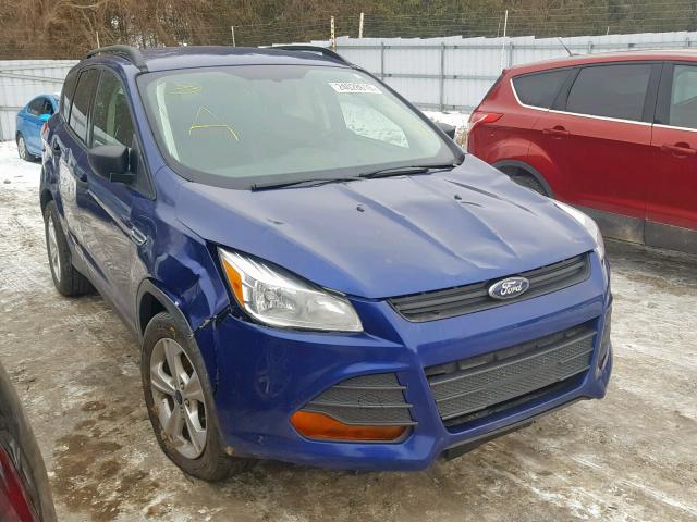 1FMCU0F77EUD39808 - 2014 FORD ESCAPE S BLUE photo 1